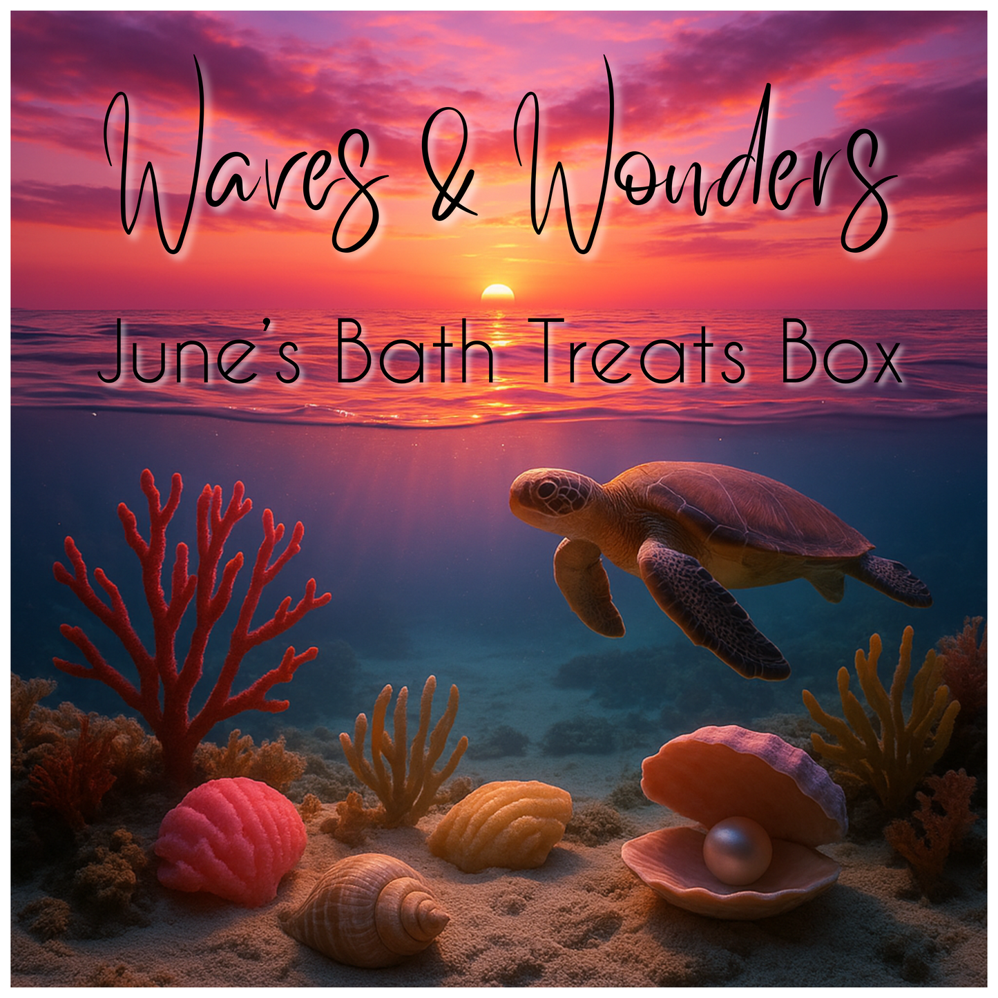 Bath Treats Subbox! | June | Waves & Wonders | SoPea Bath Treats Subscription Box
