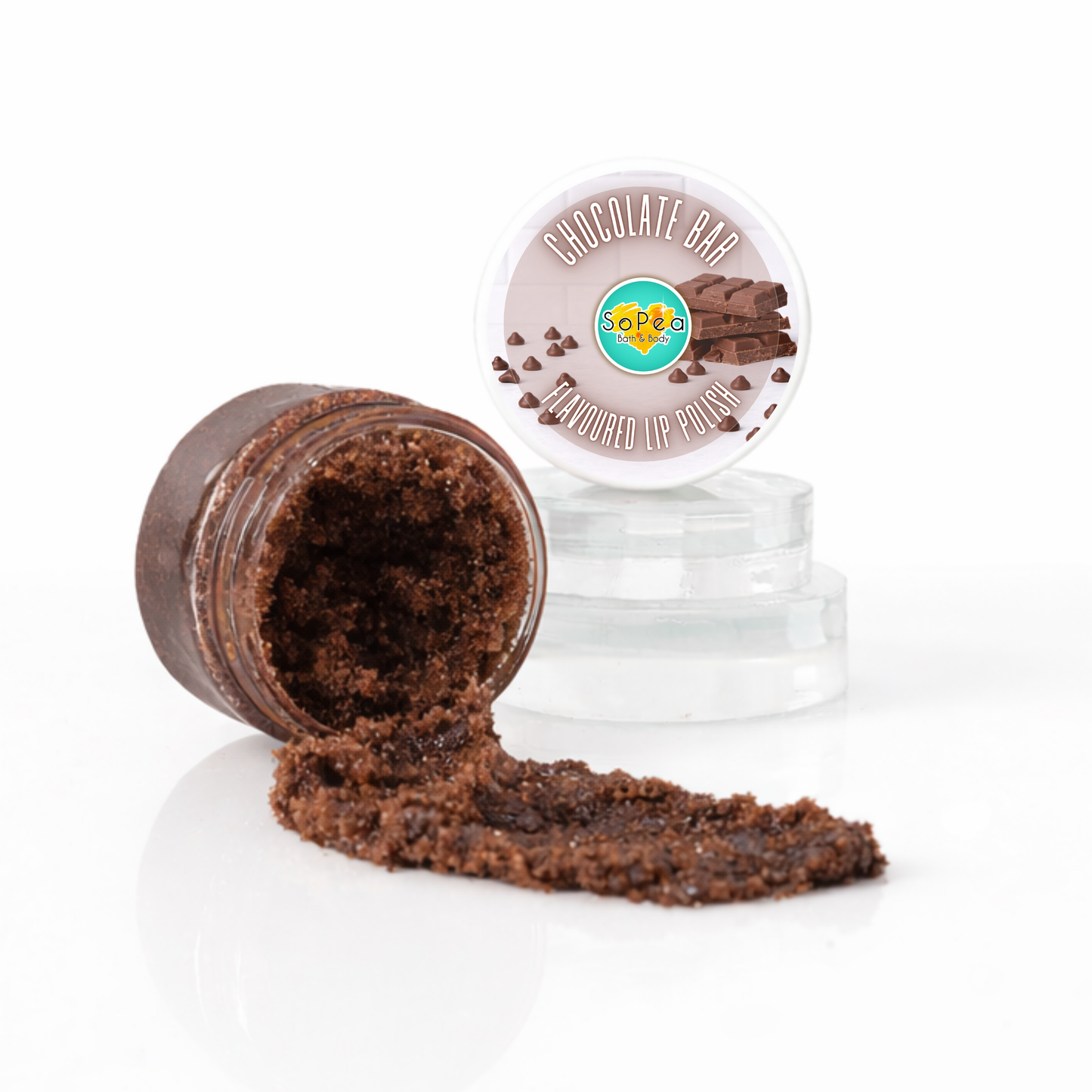 Chocolate Bar Flavoured Lip Polish | Exfoliating Sugar Lip Scrub