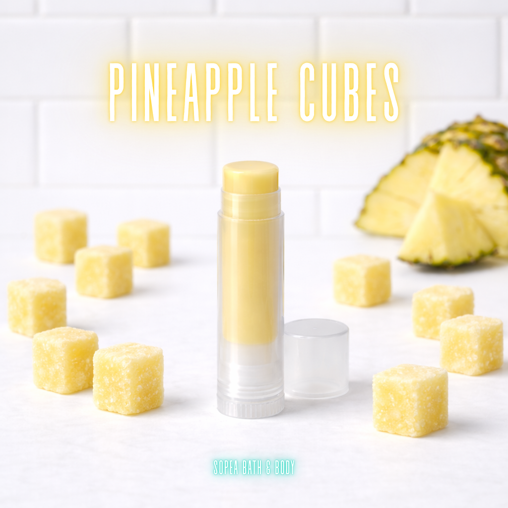 Pineapple Cubes | Flavoured Lip Balm