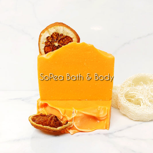 Orange Juice | Made With Real Orange Juice | Handmade Artisan Bar Soap