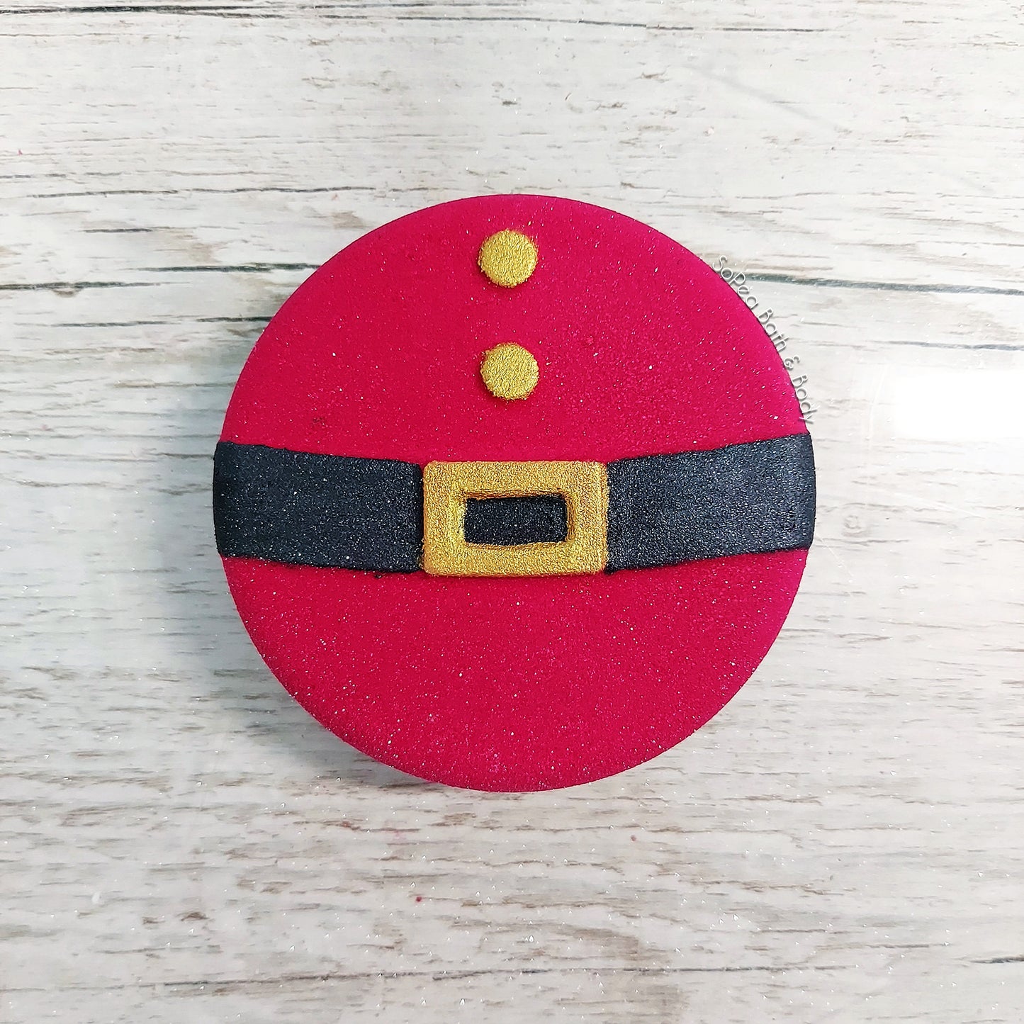 Naughty or Nice List Reveal Belly | Cherry Coke Scented | Bath Bomb