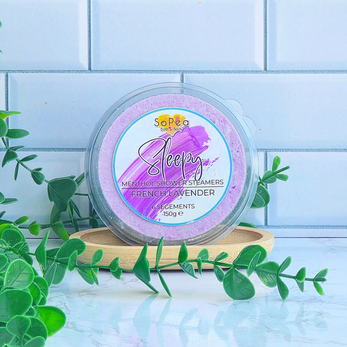 Sleepy | French Lavender Menthol | 6 Segment Shower Steamers