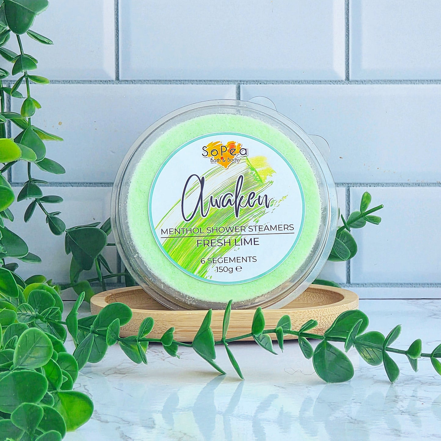 Awaken | Lime Menthol | 6 Segment Shower Steamers