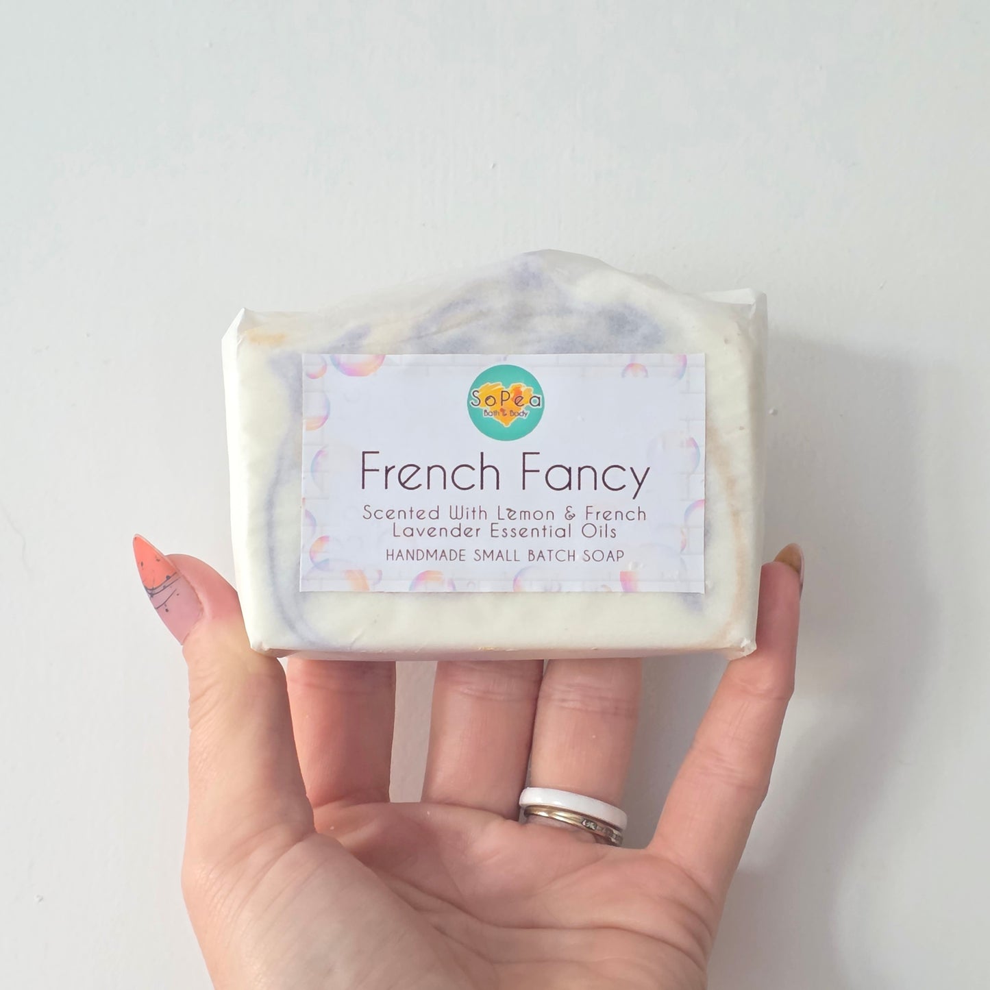 French Fancy | French Lavender & Lemon | Handmad Bar Soap