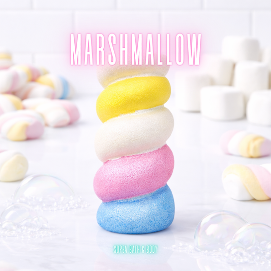 Marshmallow Flump Scented |  Bubble Bath Bomb