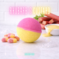 SoPea & Resin Jules Collab | Rhubarb & Custard Scented | Bath Bomb