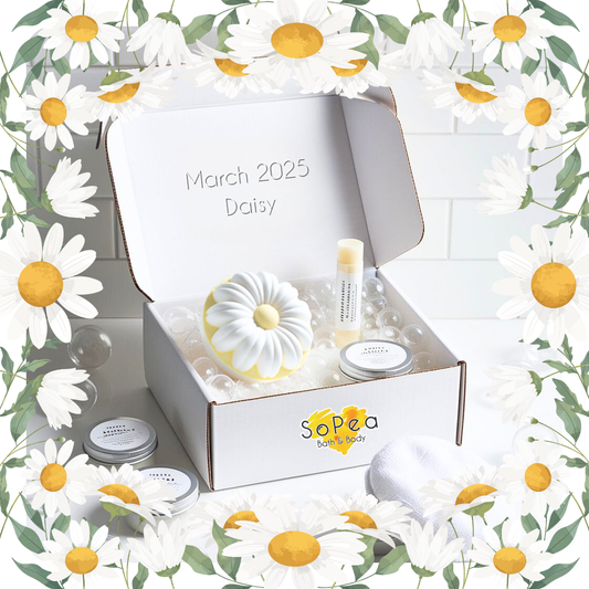 Daisy | March | SoPea Discovery Bath & Body Subscription Box