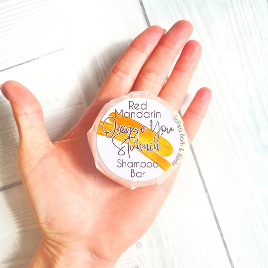 Orange You Stunning | Orange & Argan Shampoo Bar