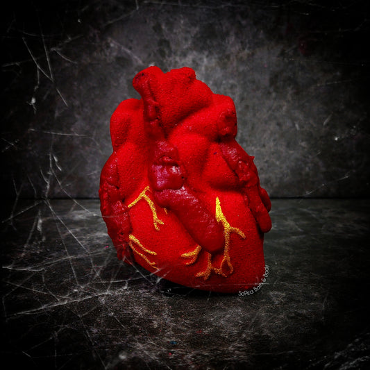 PRE ORDER.    Bloody Heart Ache | Dark Cherry Fragrance | Bath Bomb