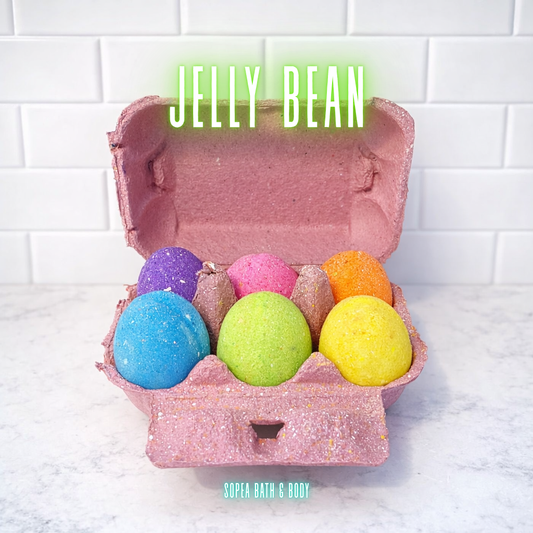 Neon Speckled Easter Eggs | Jelly Bean Scented | Bath Bombs