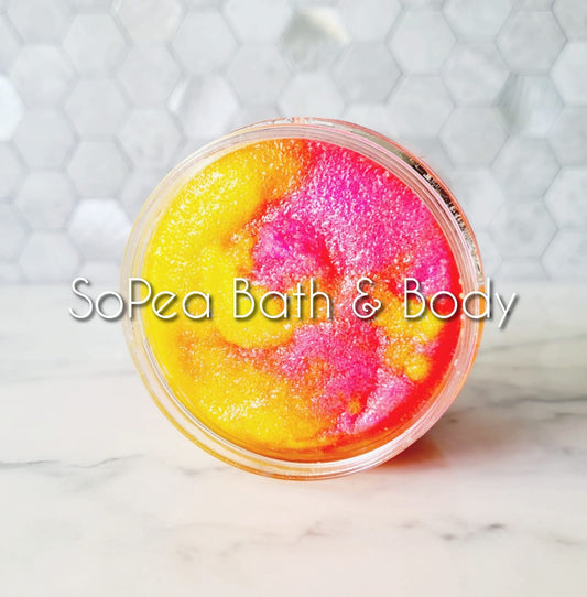 PRE ORDER | EXCLUSIVE LIMITED EDITION SoPea & Resin Jules Rhubarb & Custard | Whipped Foaming Sugar Body Polish