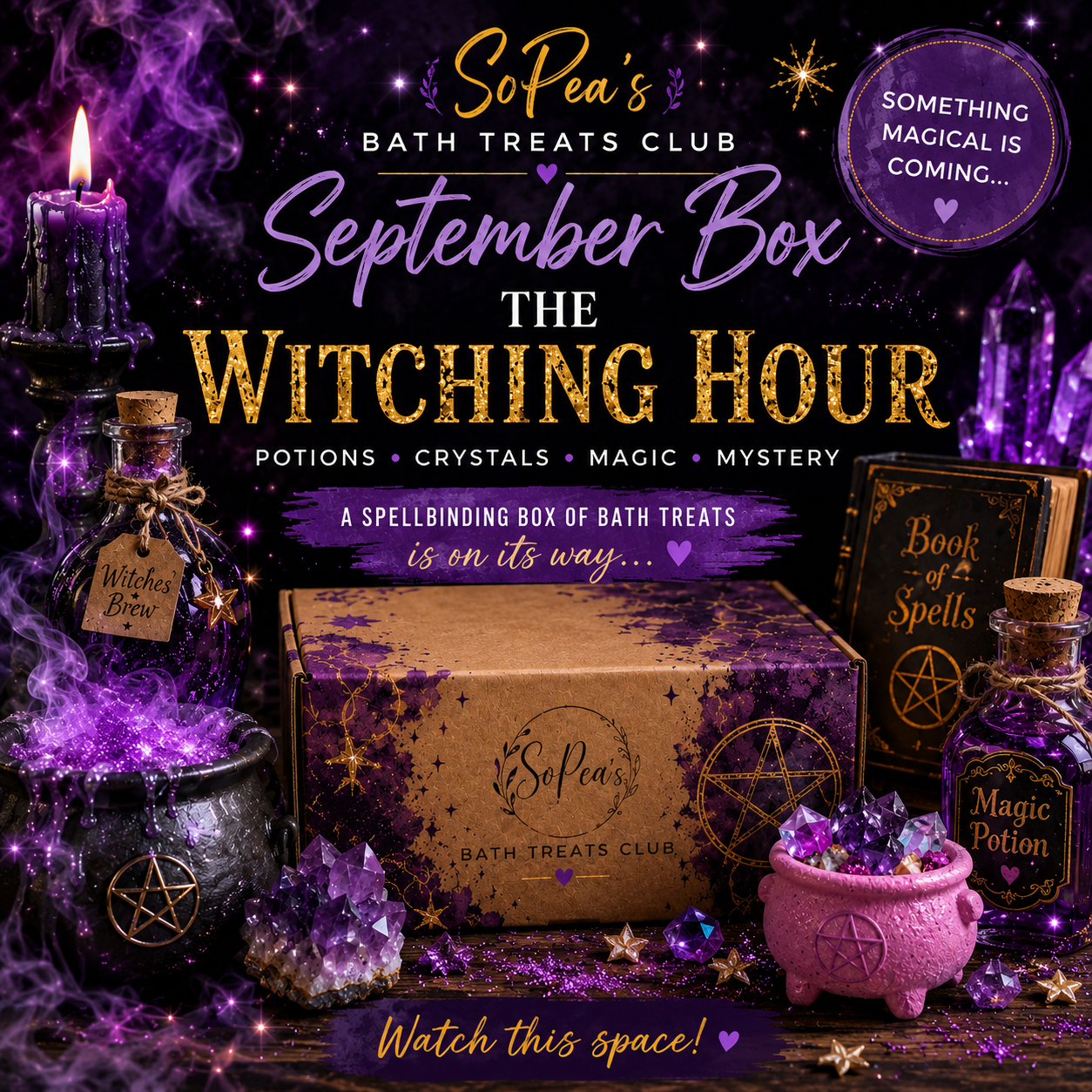The Witching Hour | September | SoPea Bath Treats Club Subscription Box