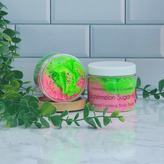 Watermelon Sugar Hi! | Watermelon, Lime & Cucumber | Whipped Foaming Sugar Body Polish