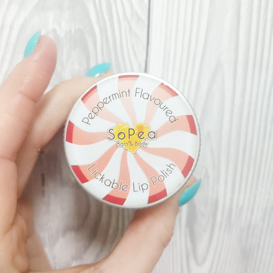 Peppermint Lip Polish | Peppermint Flavoured | Exfoliating Lip Scrub