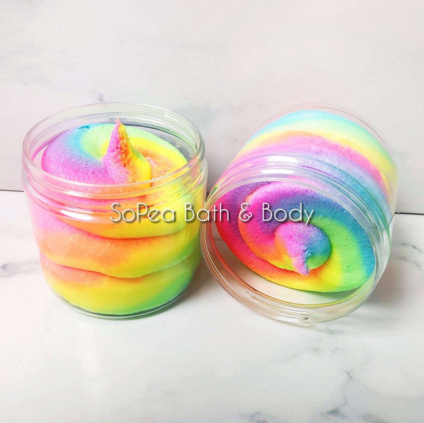 Baby Powder Rainbow, Whipped Foaming Sugar Body Polish