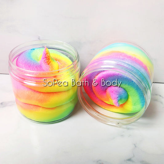 Rainbow | Baby Powder | Whipped Foaming Sugar Body Polish