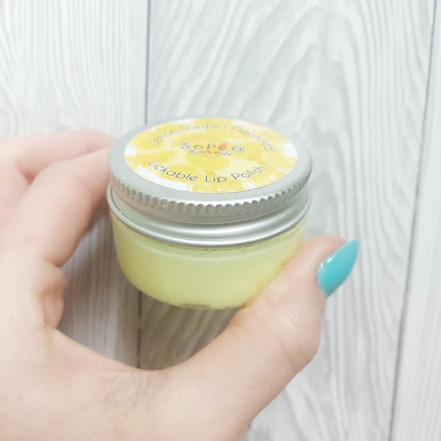 Lemon Sherbet Lip Polish | Lemon Sherbet Flavoured | Exfoliating Lip Scrub