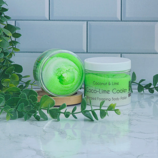 Coco-Lime Cooler, Whipped Foaming Sugar Body Polish