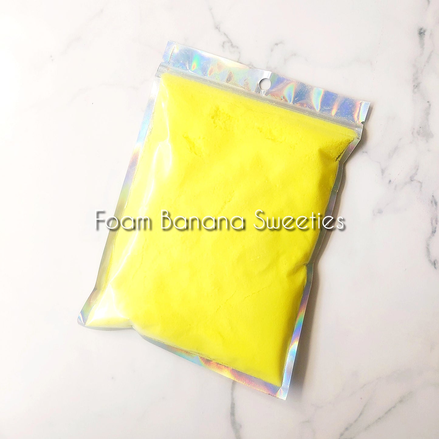 Yummy Bath Dust | Foam Banana Sweeties Scented | Bath Bomb Bath Dust