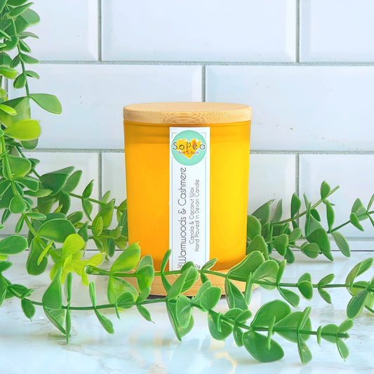Warmwoods & Cashmere | 20cl Canola & Coconut Wax Candle