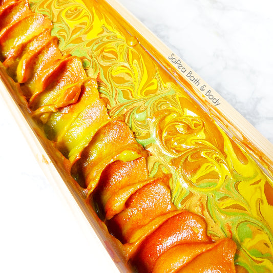 Mango Tango | Thai Lime & Mango Scented | Made With Real Mango Puree | Handmade Bar Soap