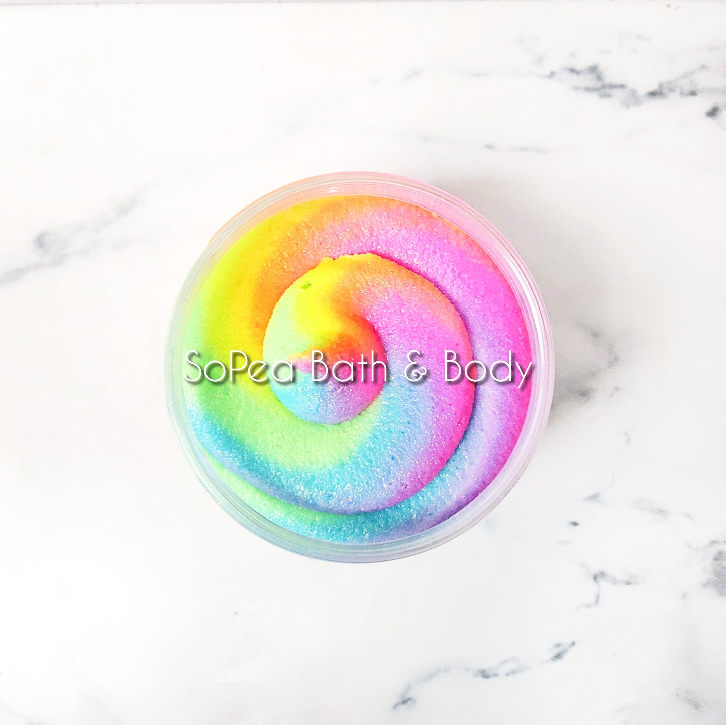 Baby Powder Rainbow, Whipped Foaming Sugar Body Polish