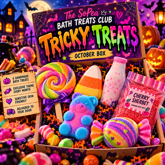 Tricky Treats | October | SoPea Bath Treats Club Subscription Box
