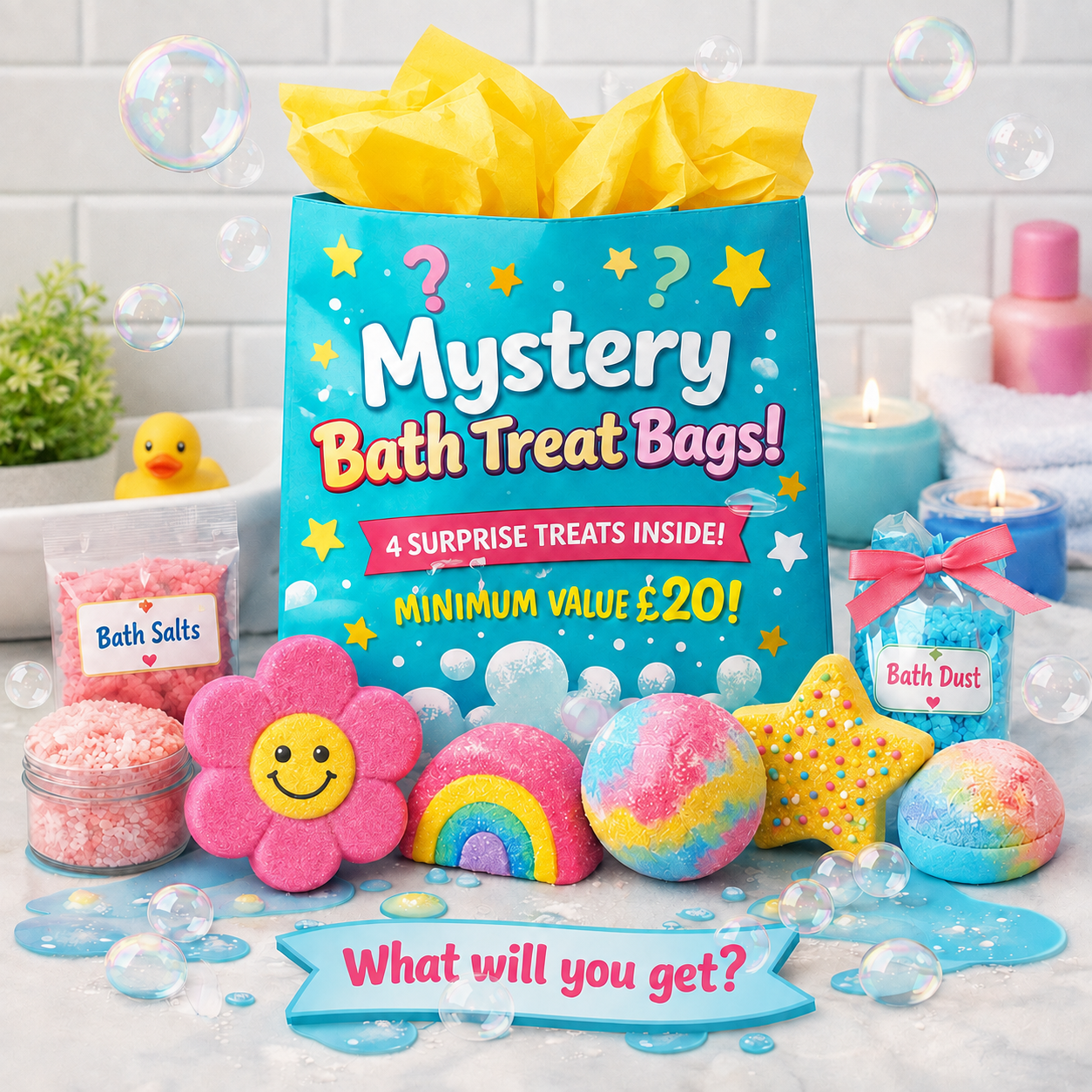 Mystery Bath Treats "Box" | Various Bath Treats