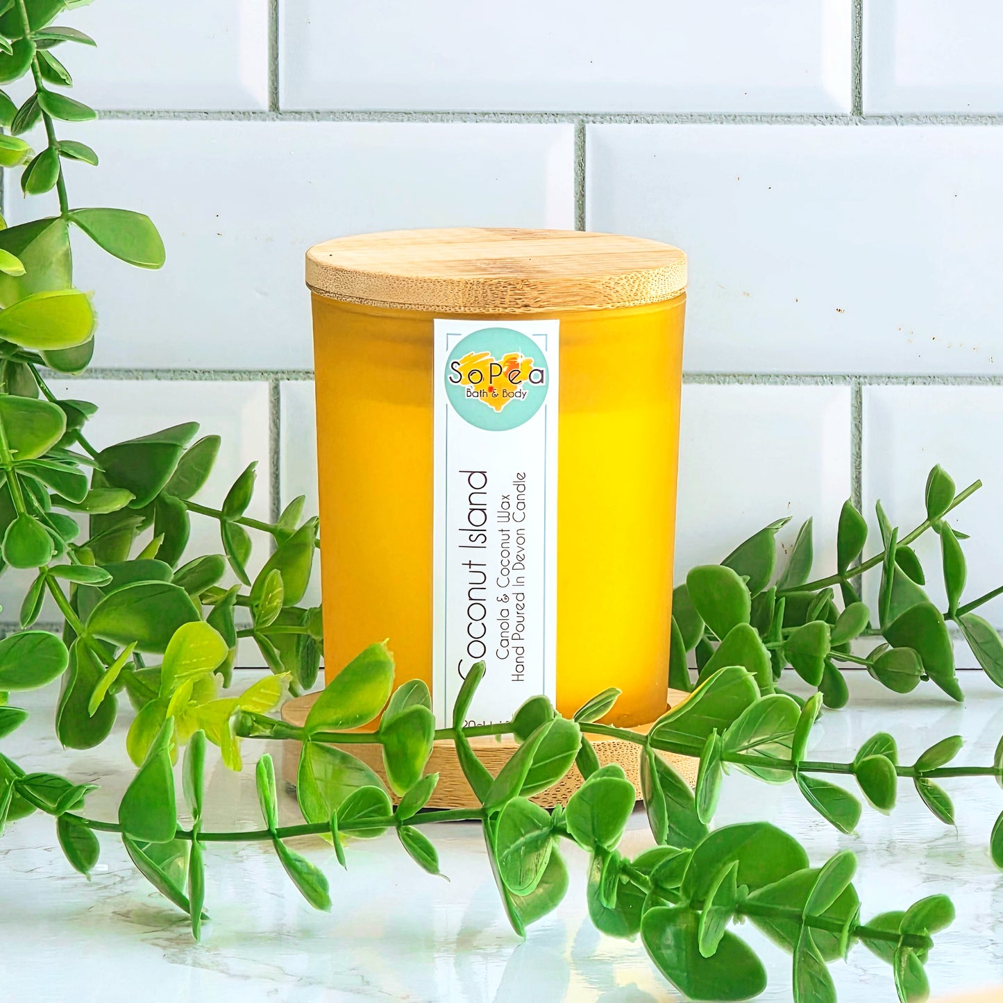 Coconut Island | 20cl Canola & Coconut Wax Candle