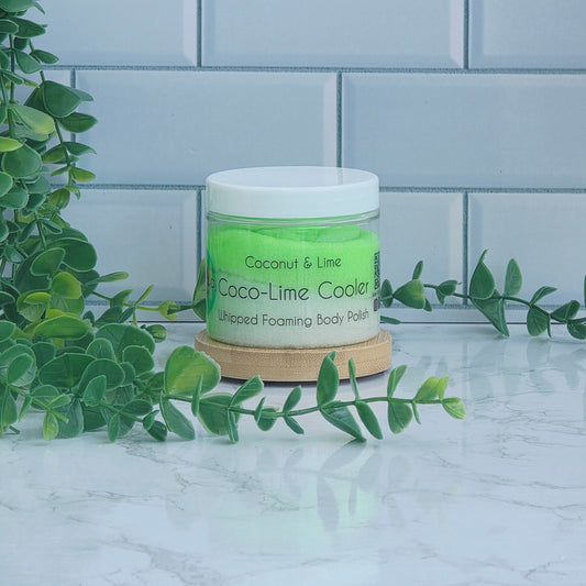 Coco-Lime Cooler, Whipped Foaming Sugar Body Polish