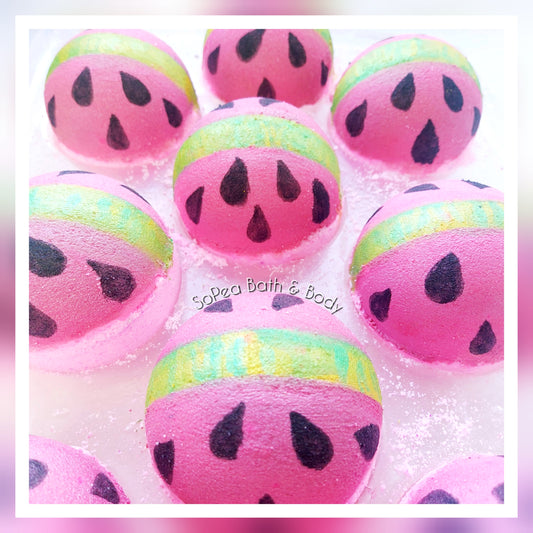 Juicy Watermelon Foaming Bubble Bath Bomb
